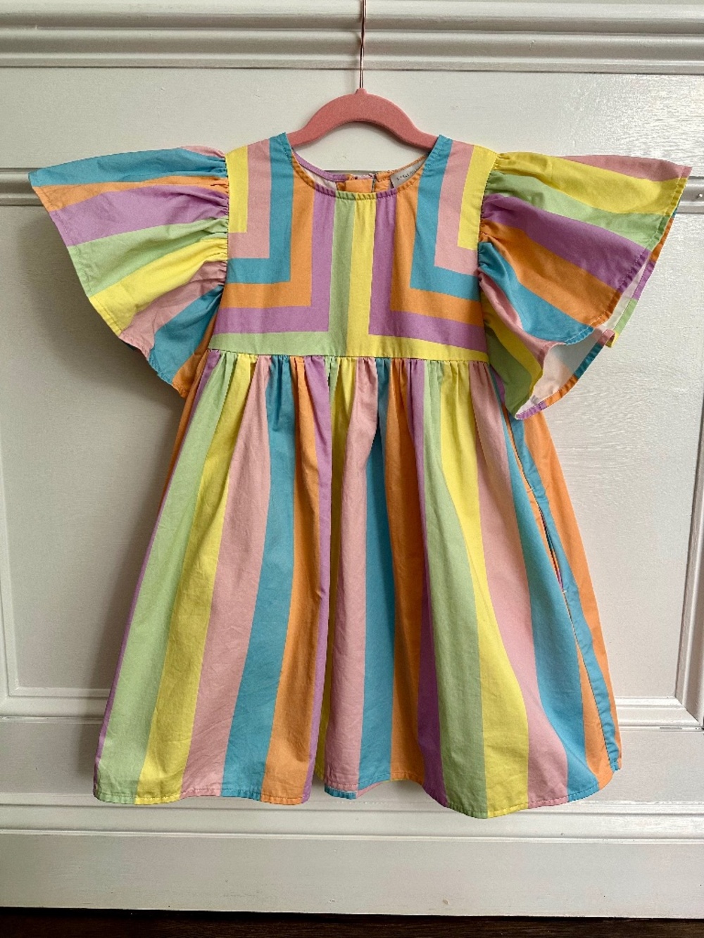 Stella McCartney Kids Striped Cotton Dress